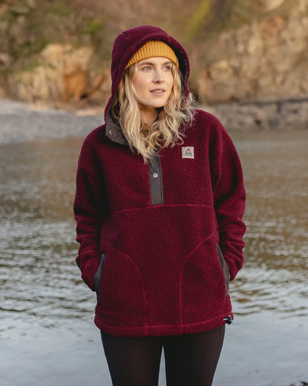 Women Passenger Calla Hooded Recycled Polar-Lined Fleece