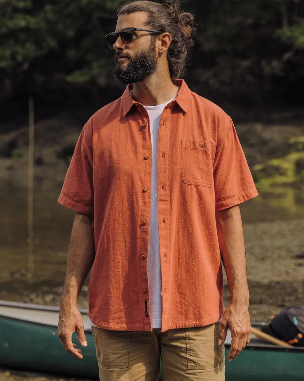 Passenger Chill Textured Short Sleeve Shirt