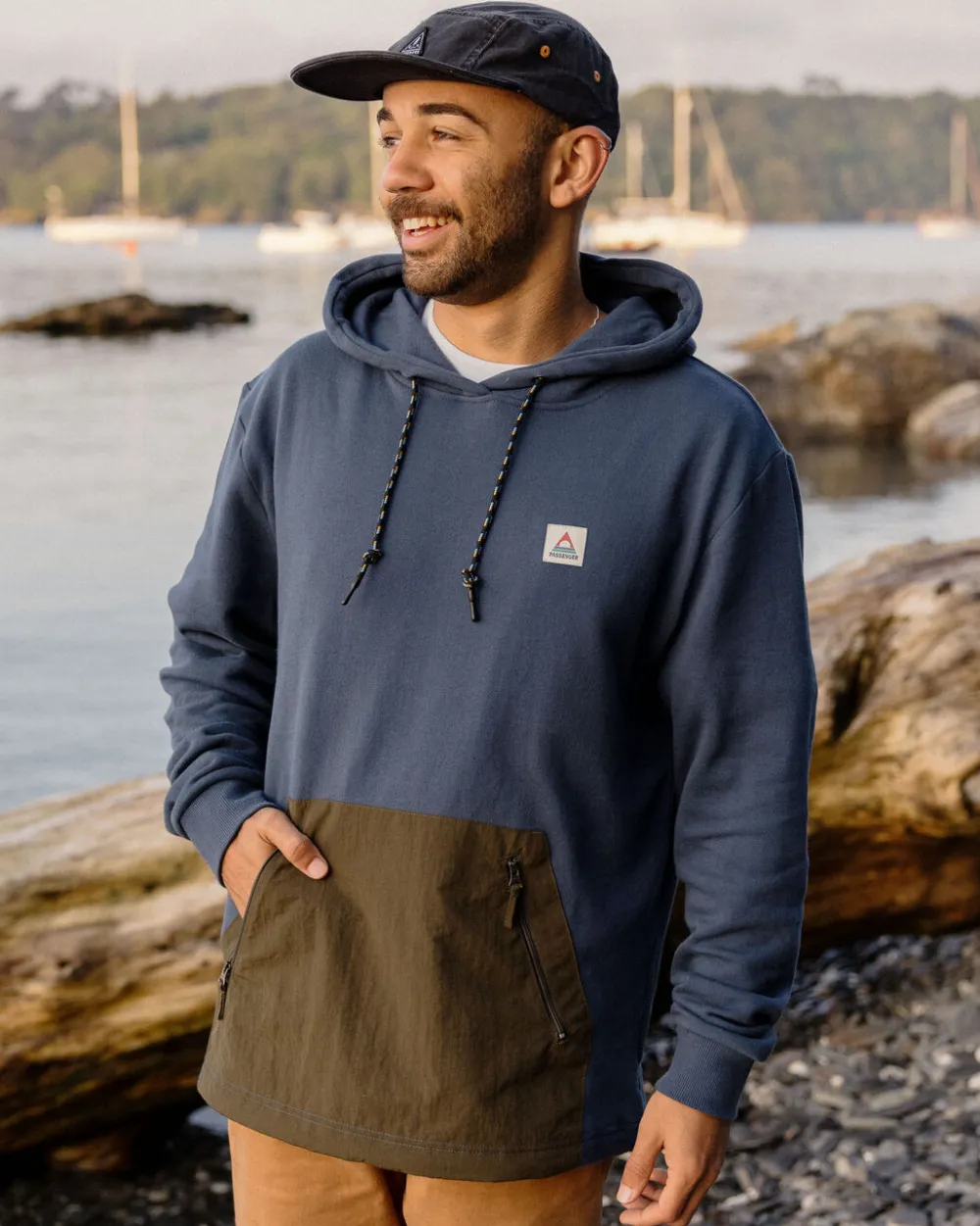 Passenger Cliff Recycled Cotton Hoodie