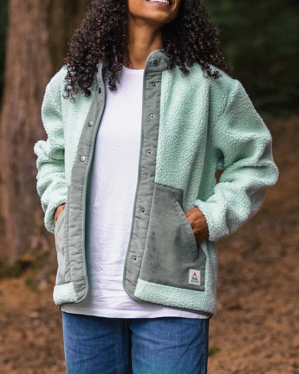 Women Passenger Clover Recycled Deep-Pile Sherpa Fleece