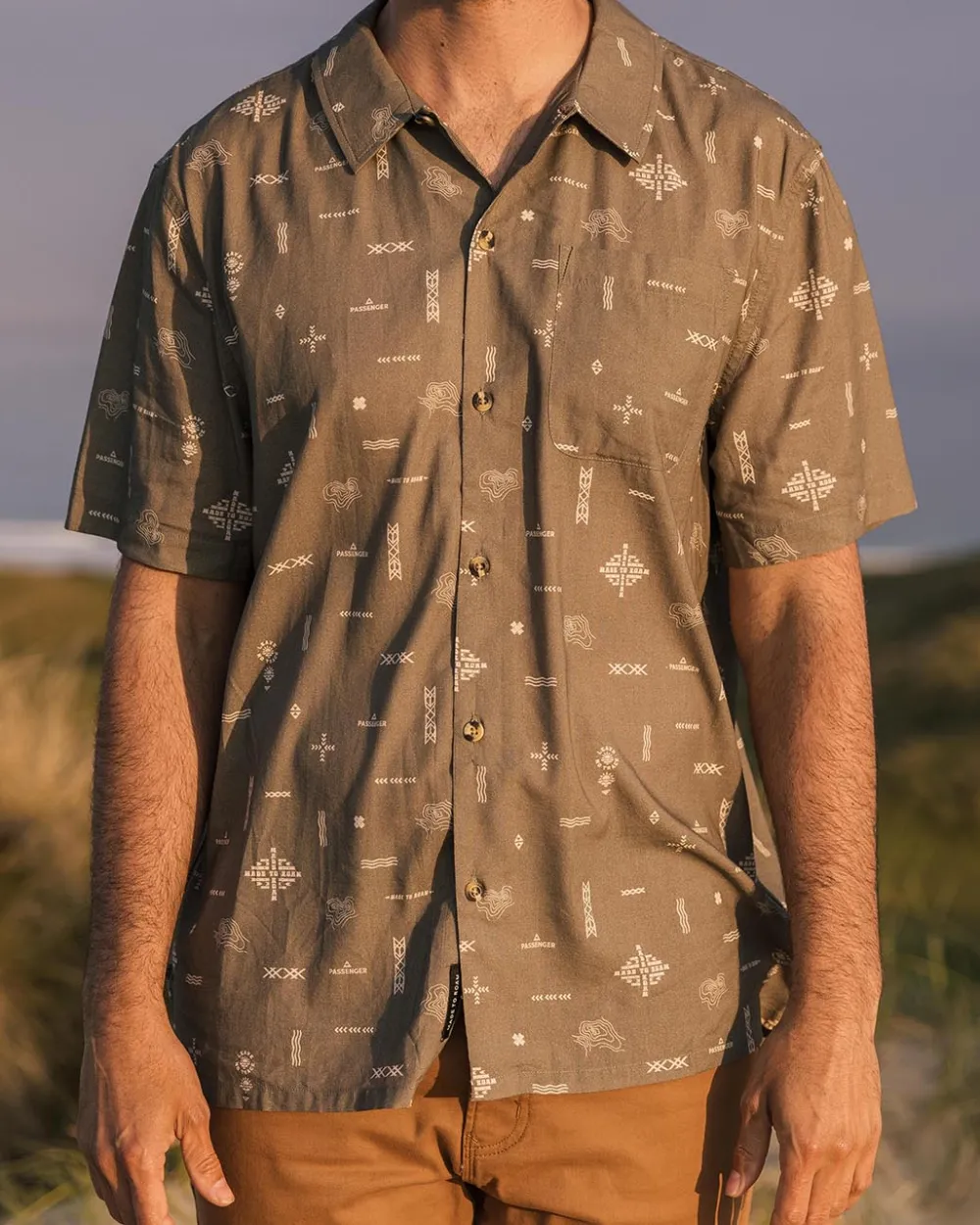 Passenger Cove Organic Cotton Short Sleeve Shirt