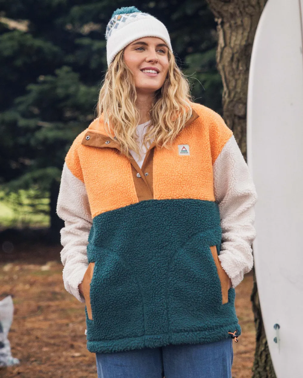 Women Passenger Create Recycled Deep-Pile Sherpa Fleece