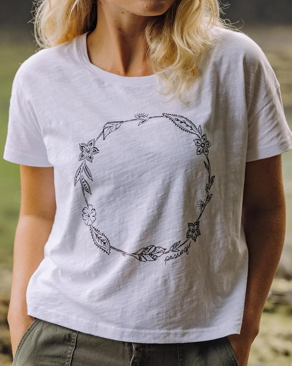 Women Passenger Daisy Chain Recycled Cotton T-Shirt