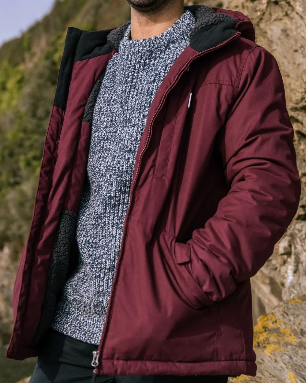 Passenger Discover Recycled Sherpa Lined Jacket