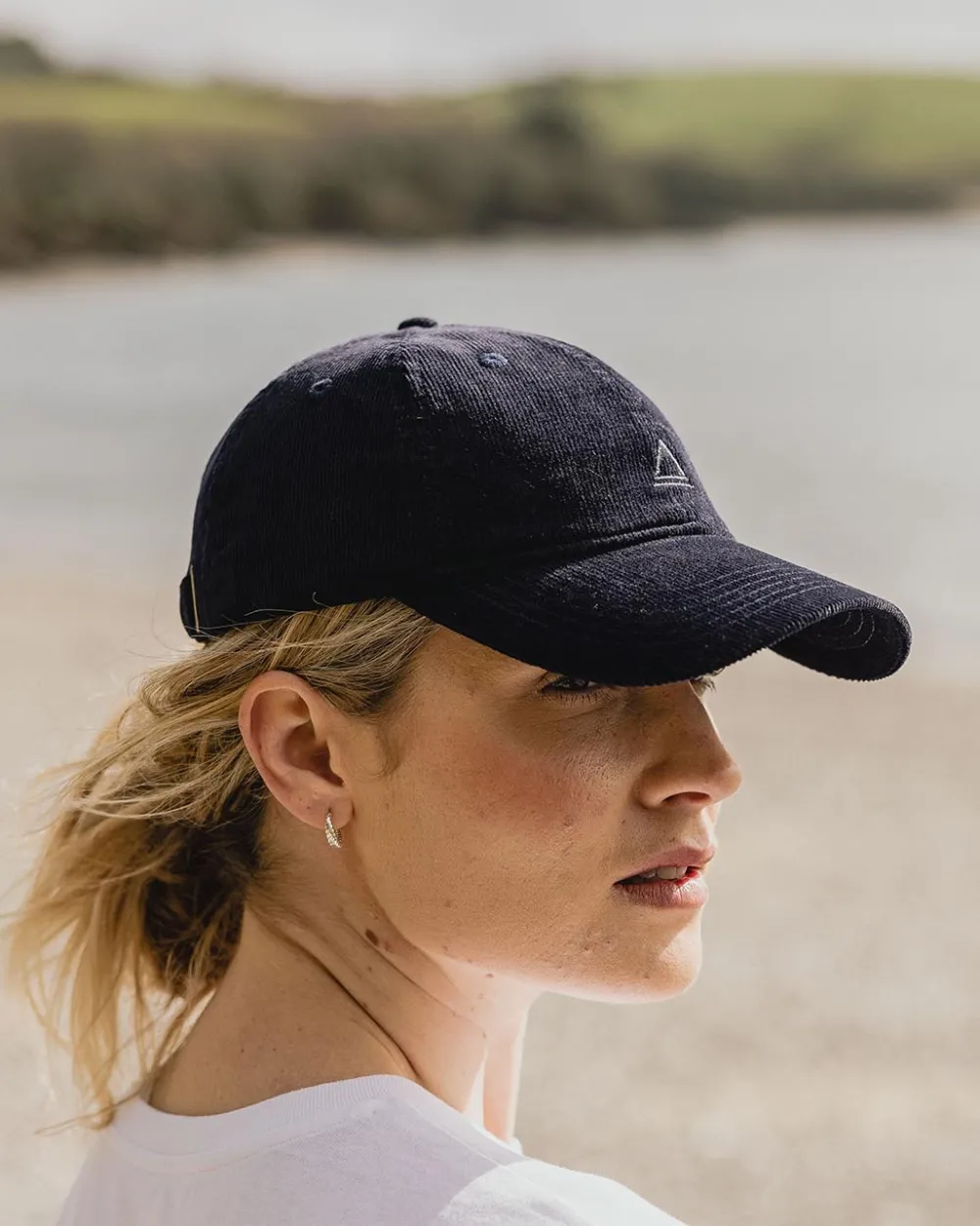 Women Floris van Bommel Fade Recycled Cord 6 Panel Cap