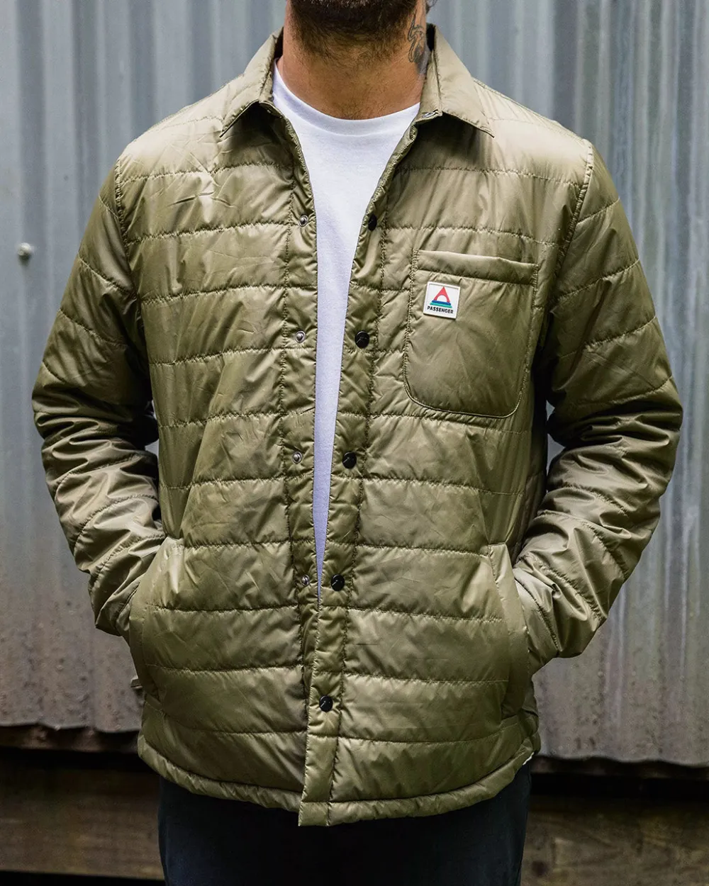 Passenger Grain Recycled Insulated Overshirt