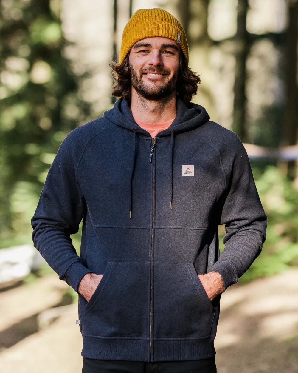 Passenger Heritage Full Zip Organic Cotton Hoodie