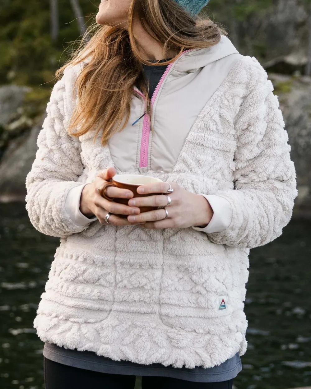 Women Passenger Holistic Sherpa Hooded Fleece