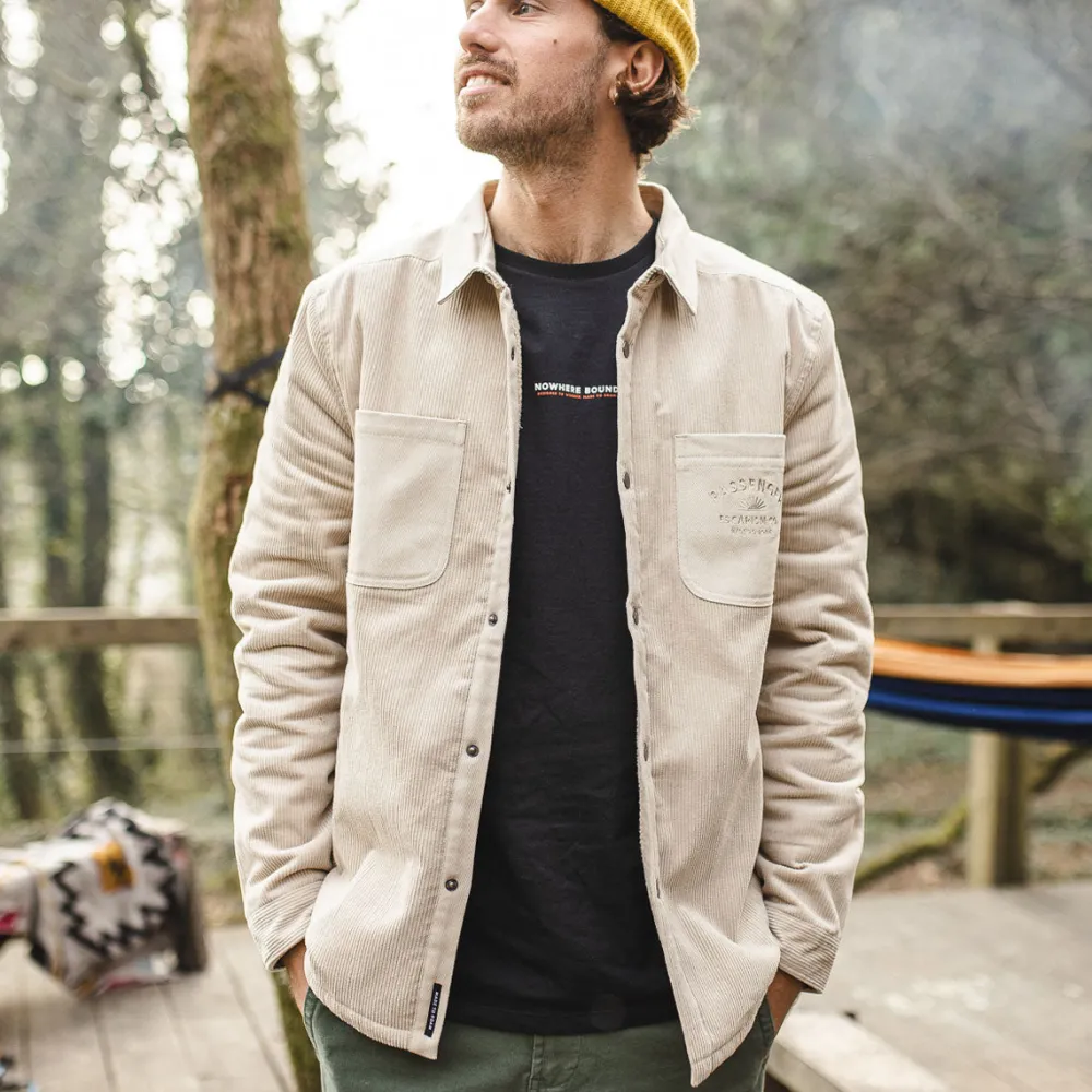 Passenger Kodiak Sherpa Lined Cord Overshirt