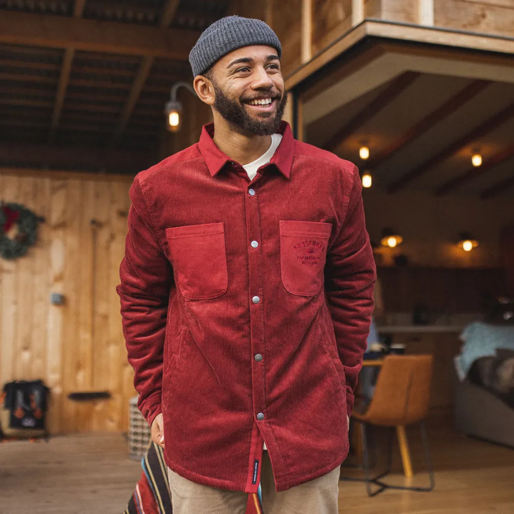 Passenger Kodiak Sherpa Lined Cord Overshirt