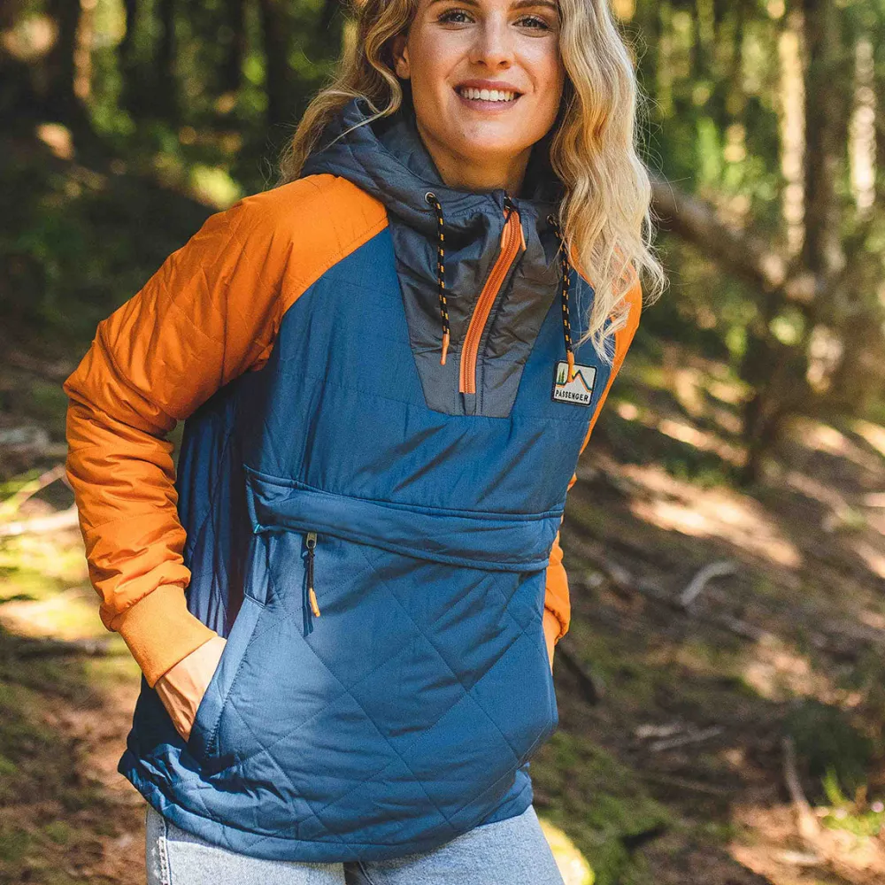 Women Passenger Ocean Recycled Insulated 1/2 Zip Jacket