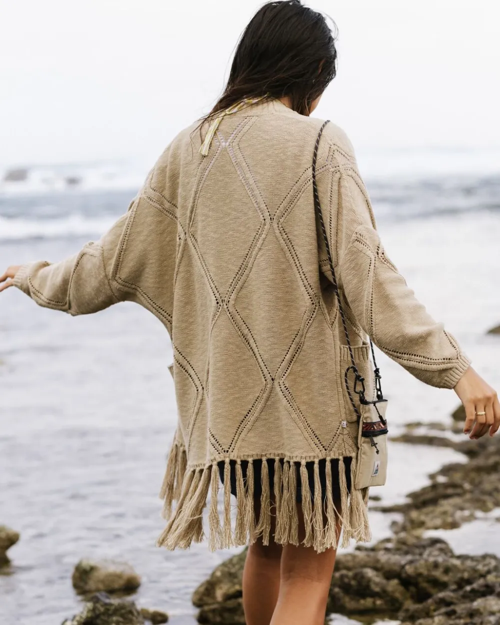 Women Passenger Palm Organic Cotton Cardigan