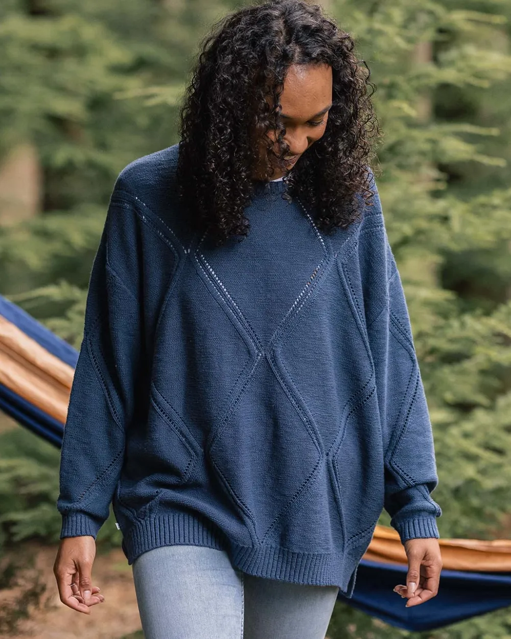 Women Passenger Palm Organic Oversized Knitted Jumper