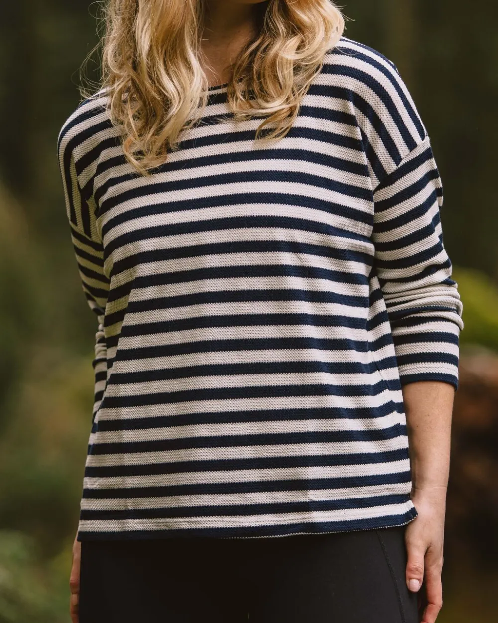 Women Passenger Panorama Striped LS T-Shirt