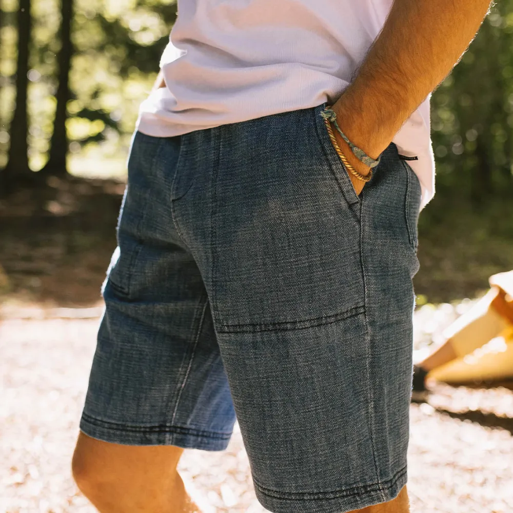 Floris van Bommel Pine Recycled Cotton Cord Shorts