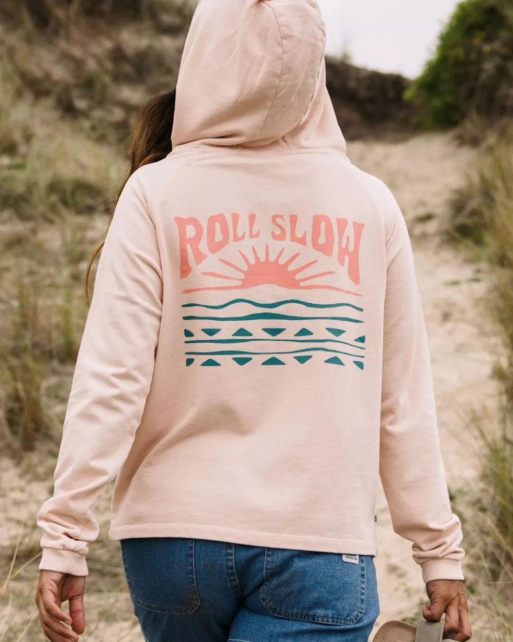 Women Passenger Rolling Slow Recycled Cotton Hoodie