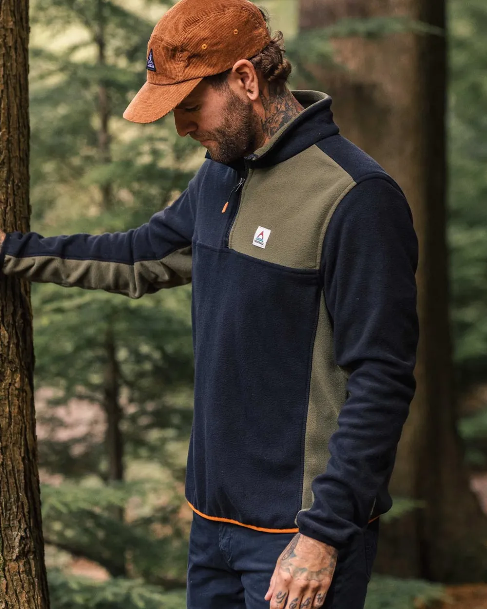 Floris van Bommel Root Recycled Polar 1/4 Zip Fleece