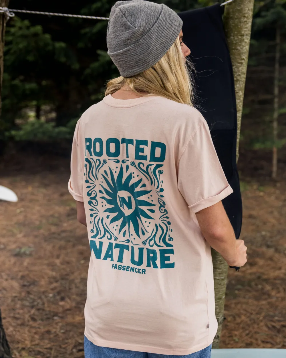 Women Passenger Rooted In Nature Recycled Cotton T-Shirt