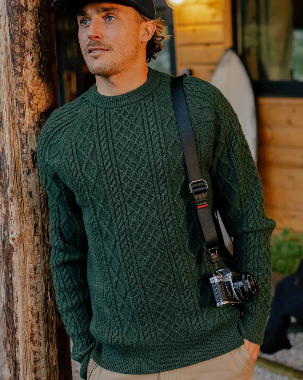 Passenger Sandbar Cable Knitted Jumper