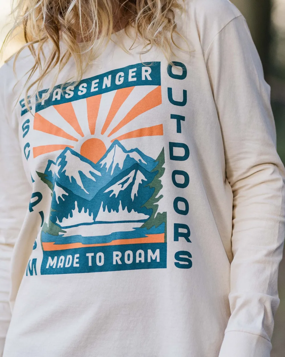 Women Passenger Solitude Recycled Cotton Oversized LS T-Shirt