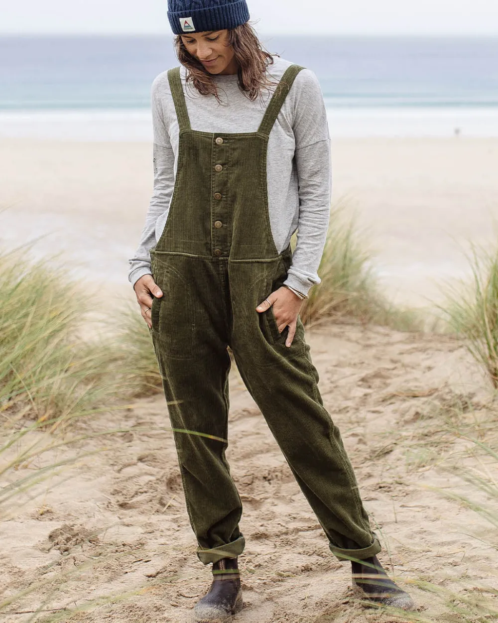 Women Passenger Tiaga Cord Dungarees