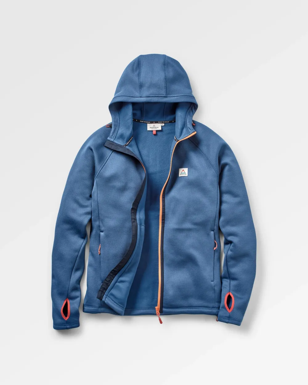 Passenger Vertical Full Zip Hooded Recycled Fleece