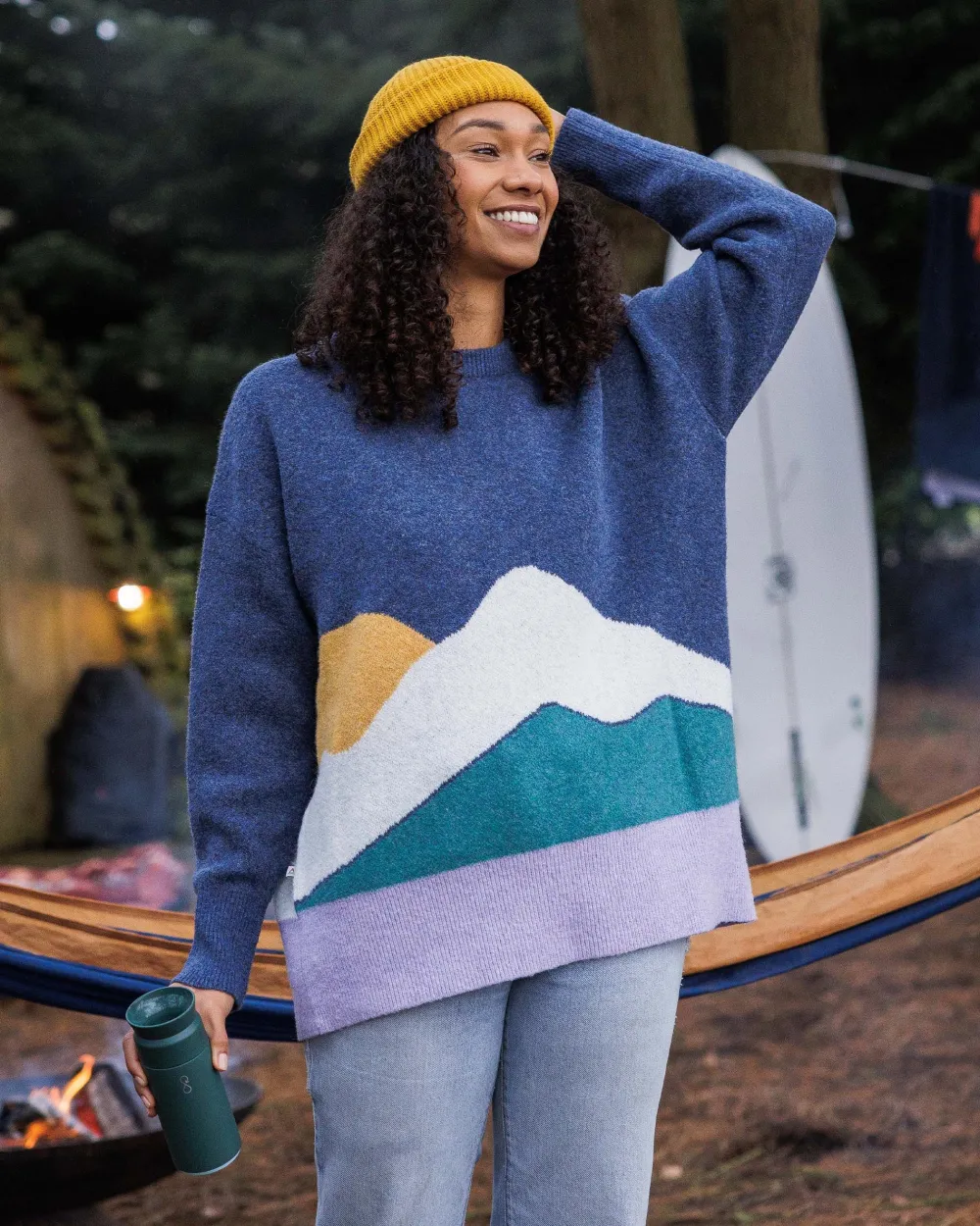 Women Passenger Vista Recycled Oversized Knitted Jumper