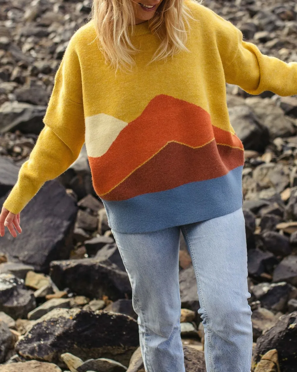 Women Passenger Vista Recycled Oversized Knitted Jumper