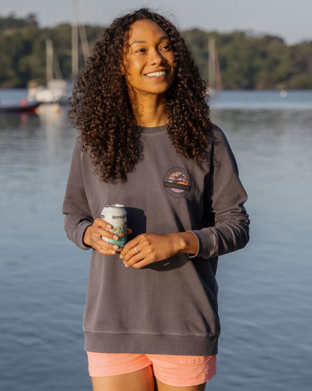 Women Passenger Wilds Recycled Cotton Oversized Sweatshirt